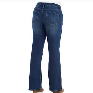petite high rise bootcut jeans